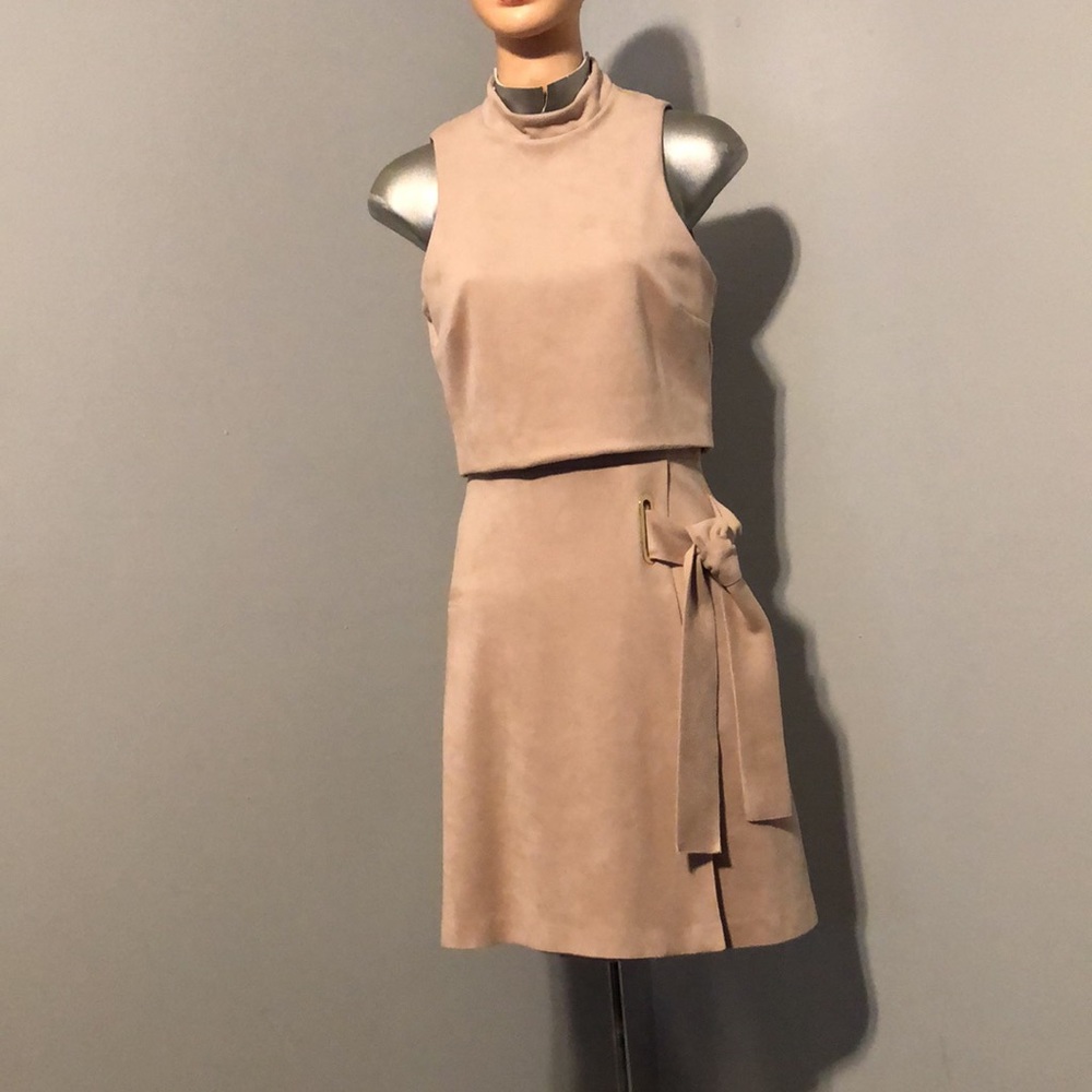 Faux Suede dress